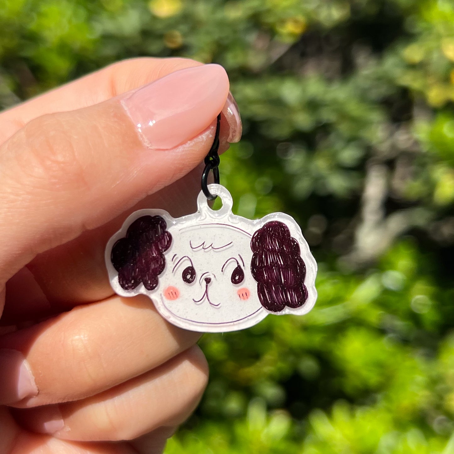 Crochet With Doggo Soy Keychain x Mizuwariko Peanut Charm Collab