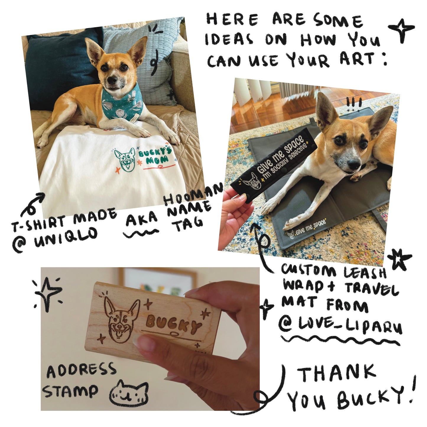 Name Tag Pet Art